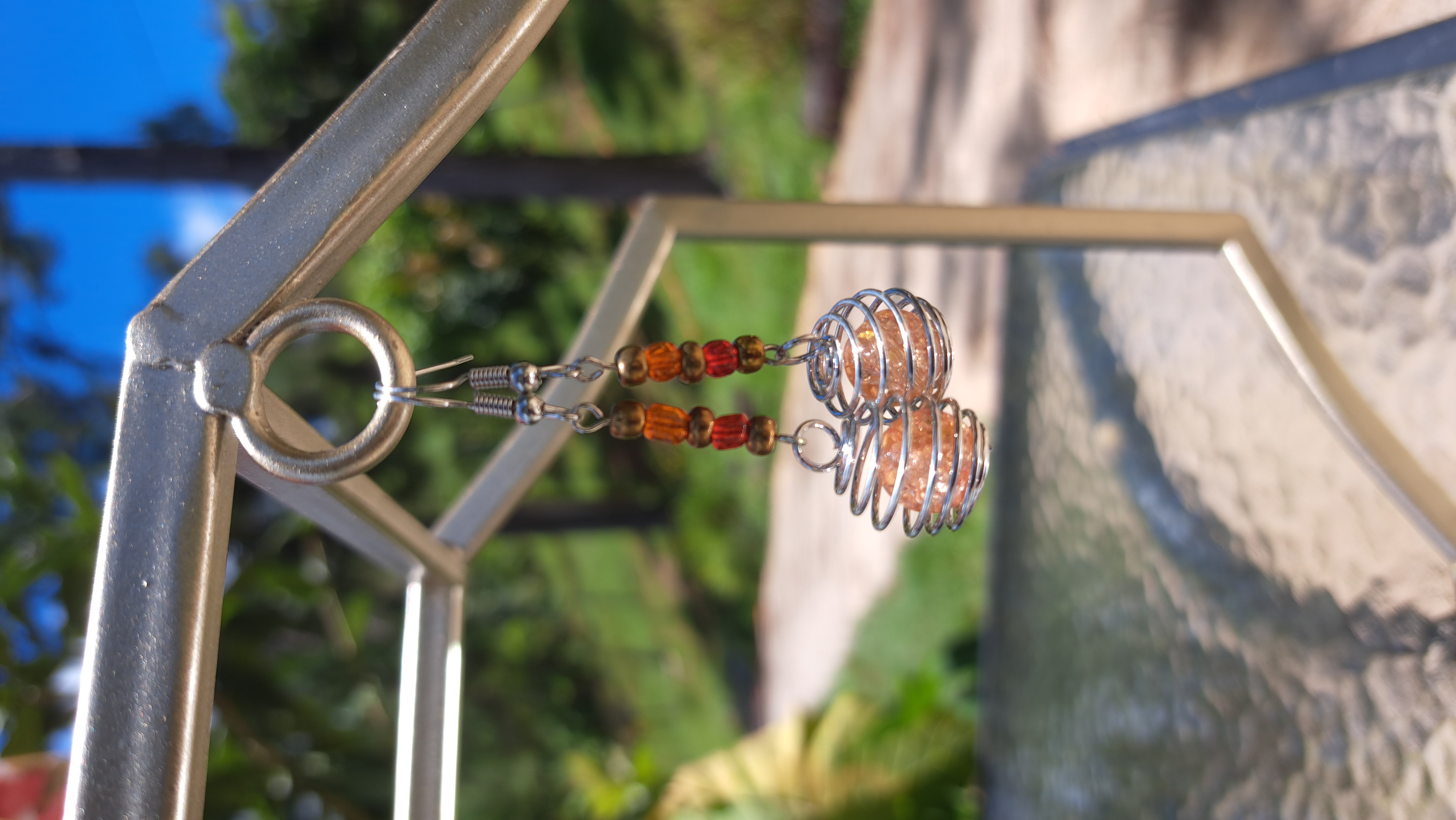 Handcrafted Spiral Earrings