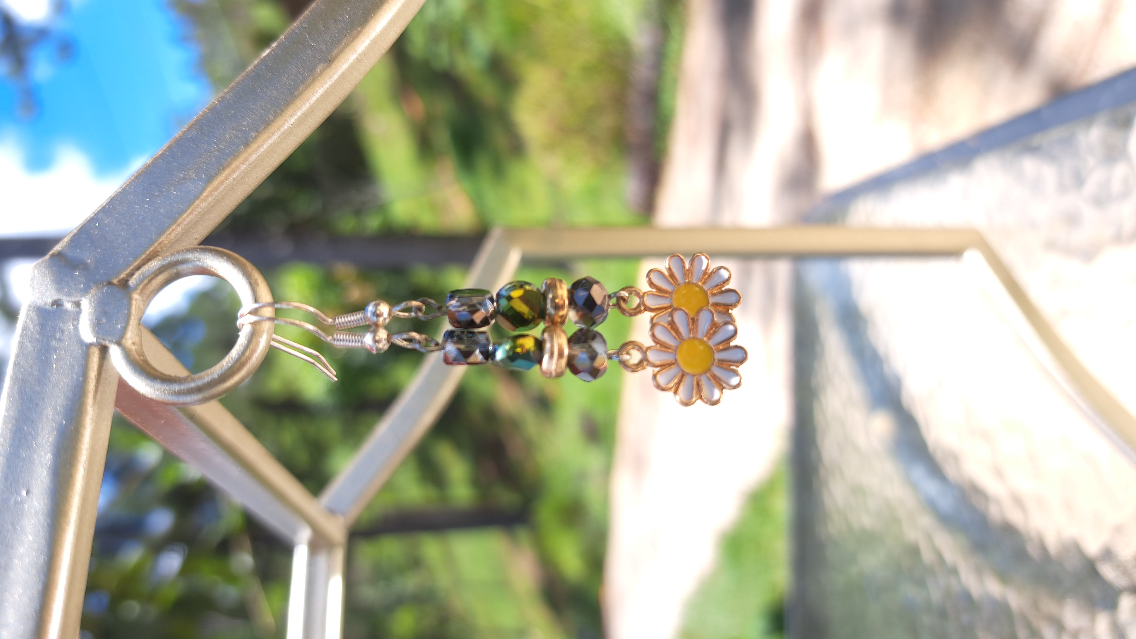Floral Beaded Earrings
