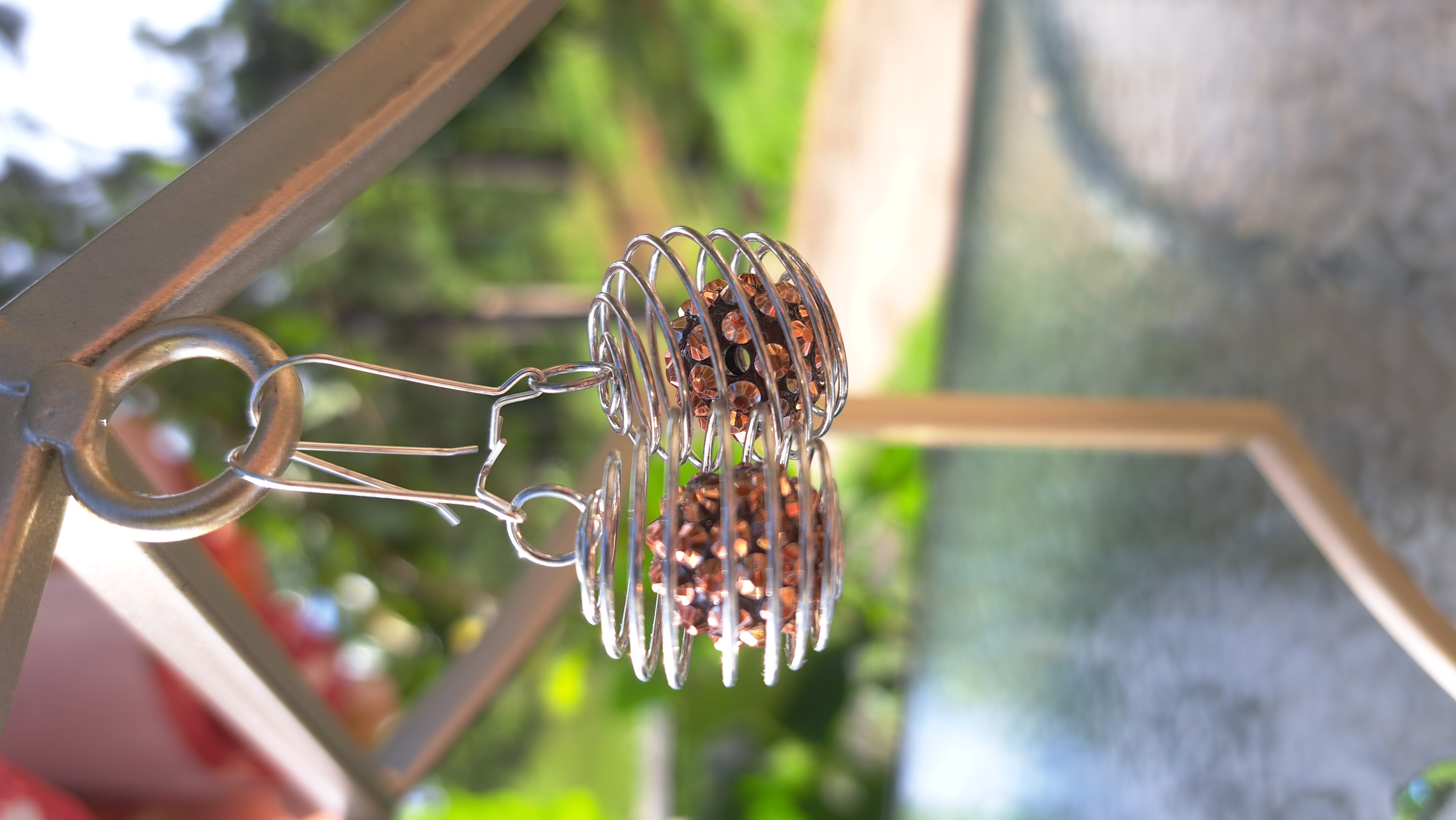 Wire Cage Hanging Decoration