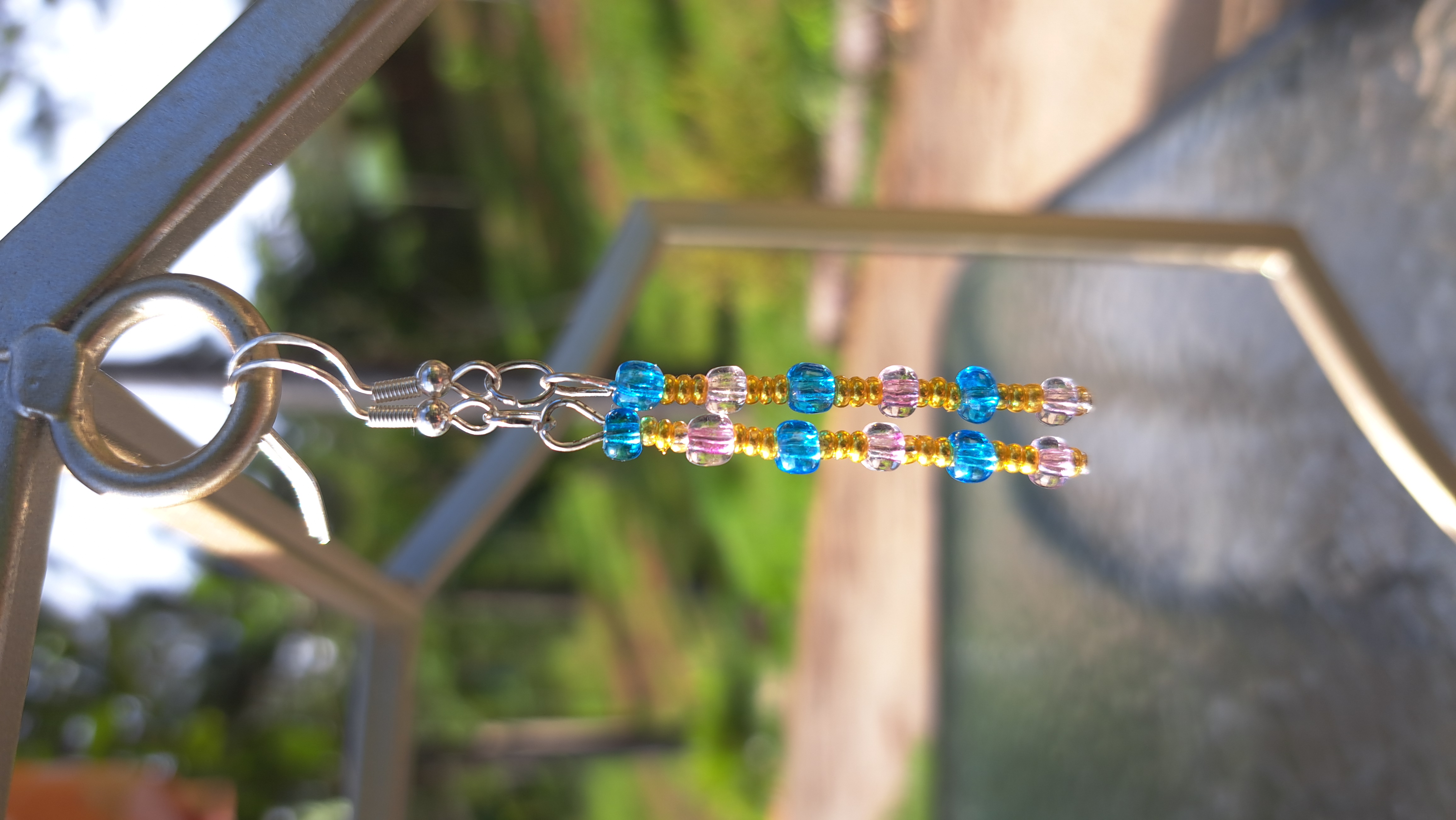 Elegant beaded earrings