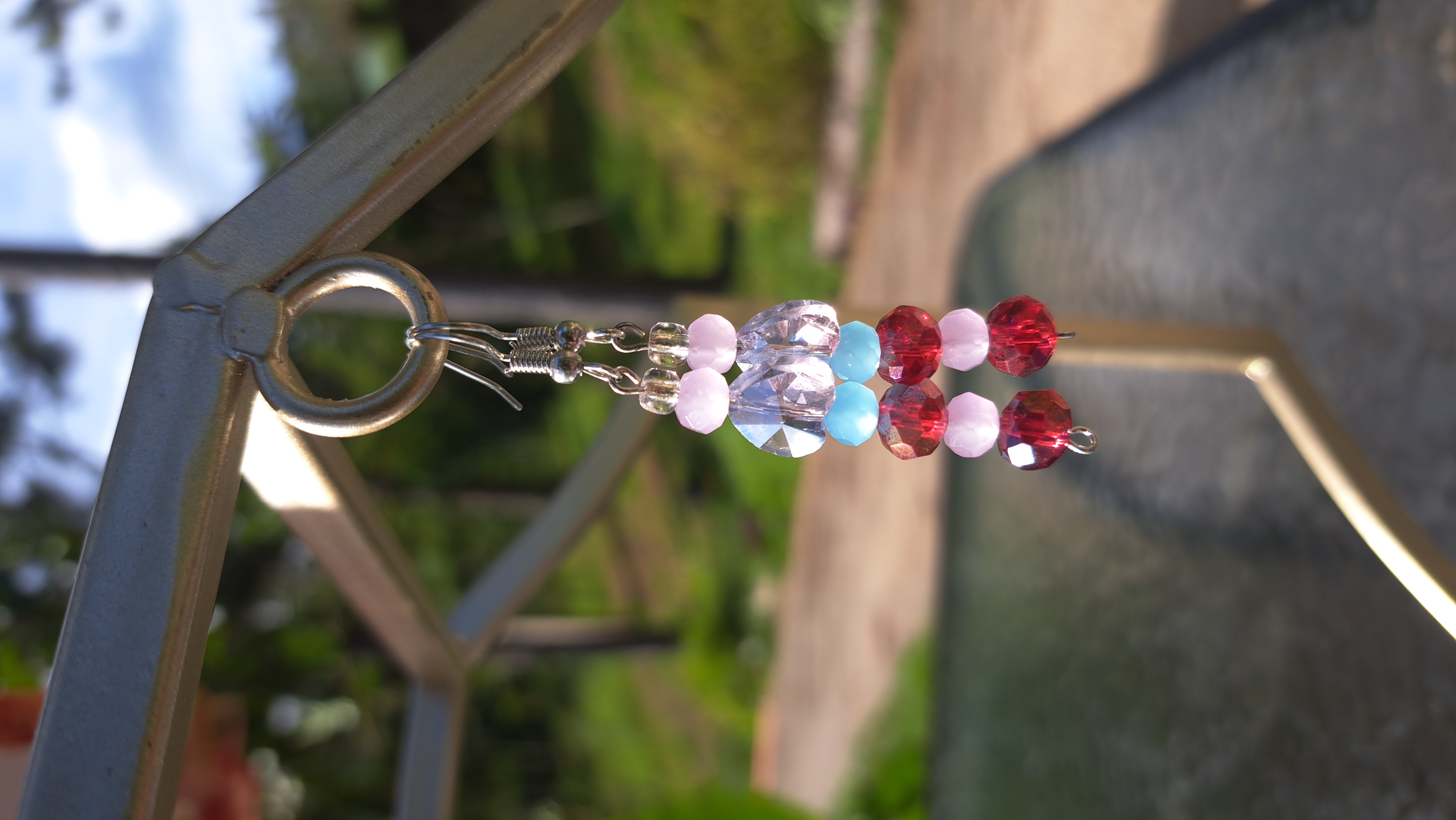 Beaded drop earrings