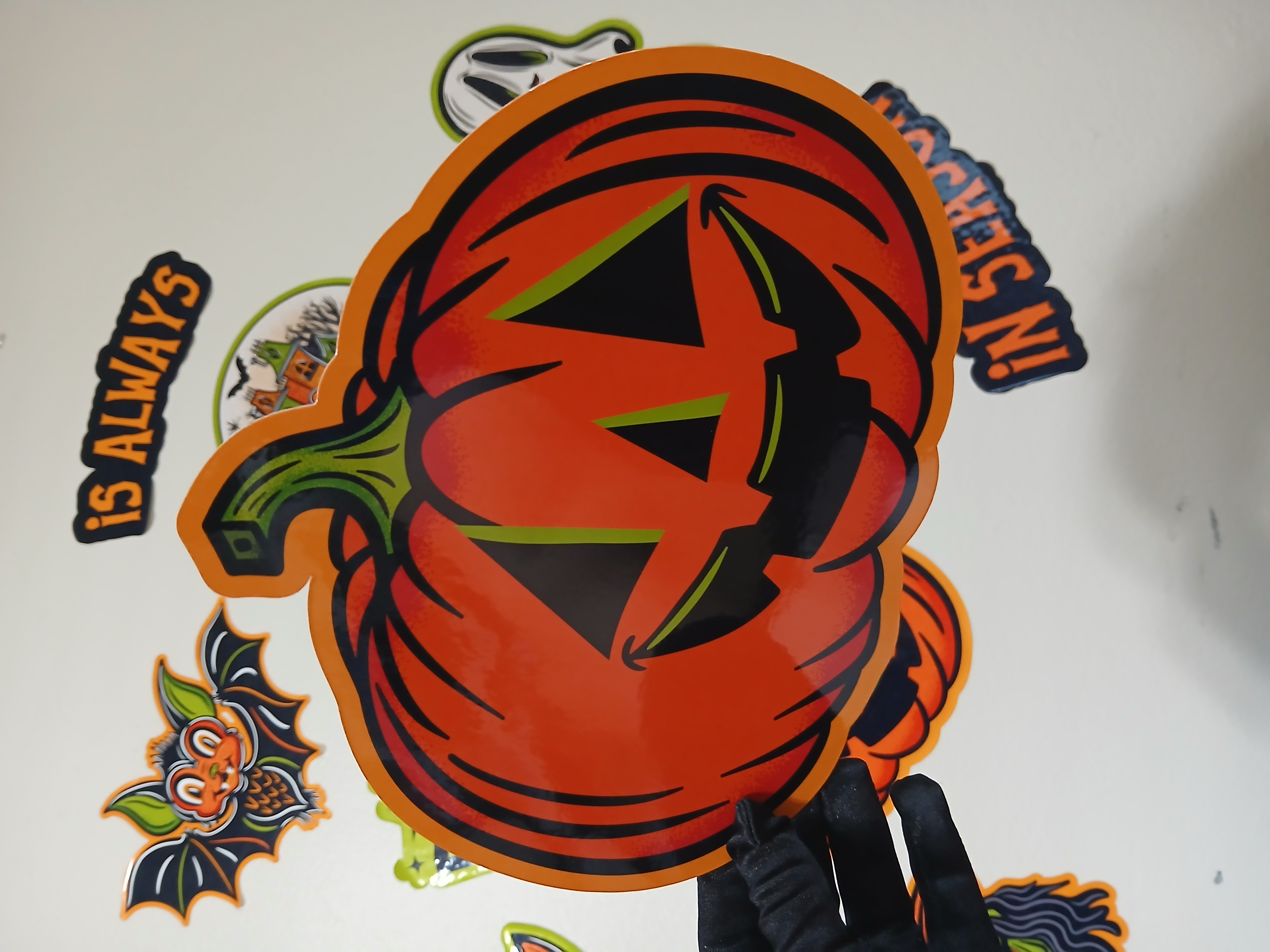 Spooky Season Happy Jack-o-Lantern Halloween Wall Decor Paper Die Cut