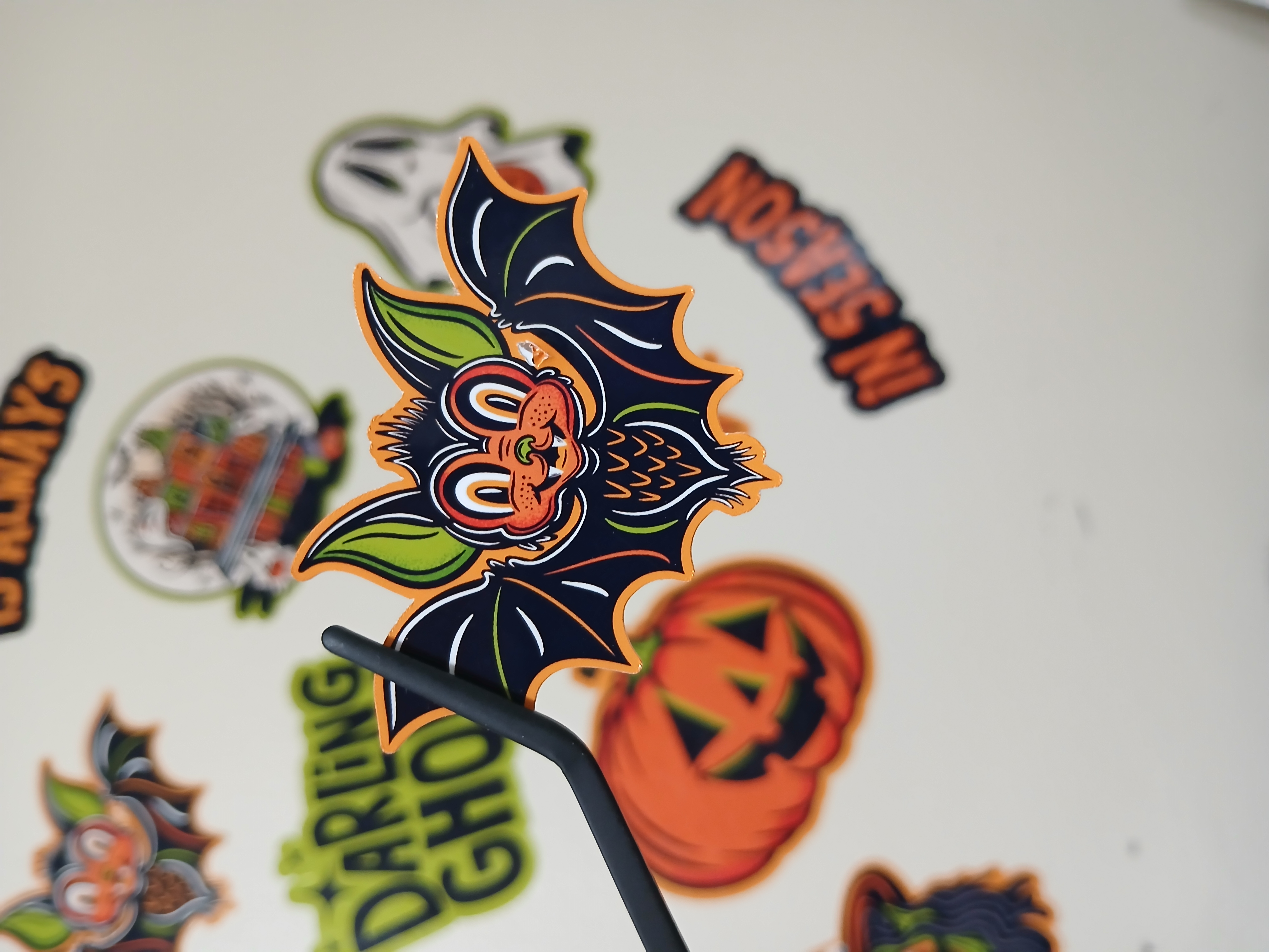 Spooky Season Cute Halloween Bat Vinyl Decal Sticker