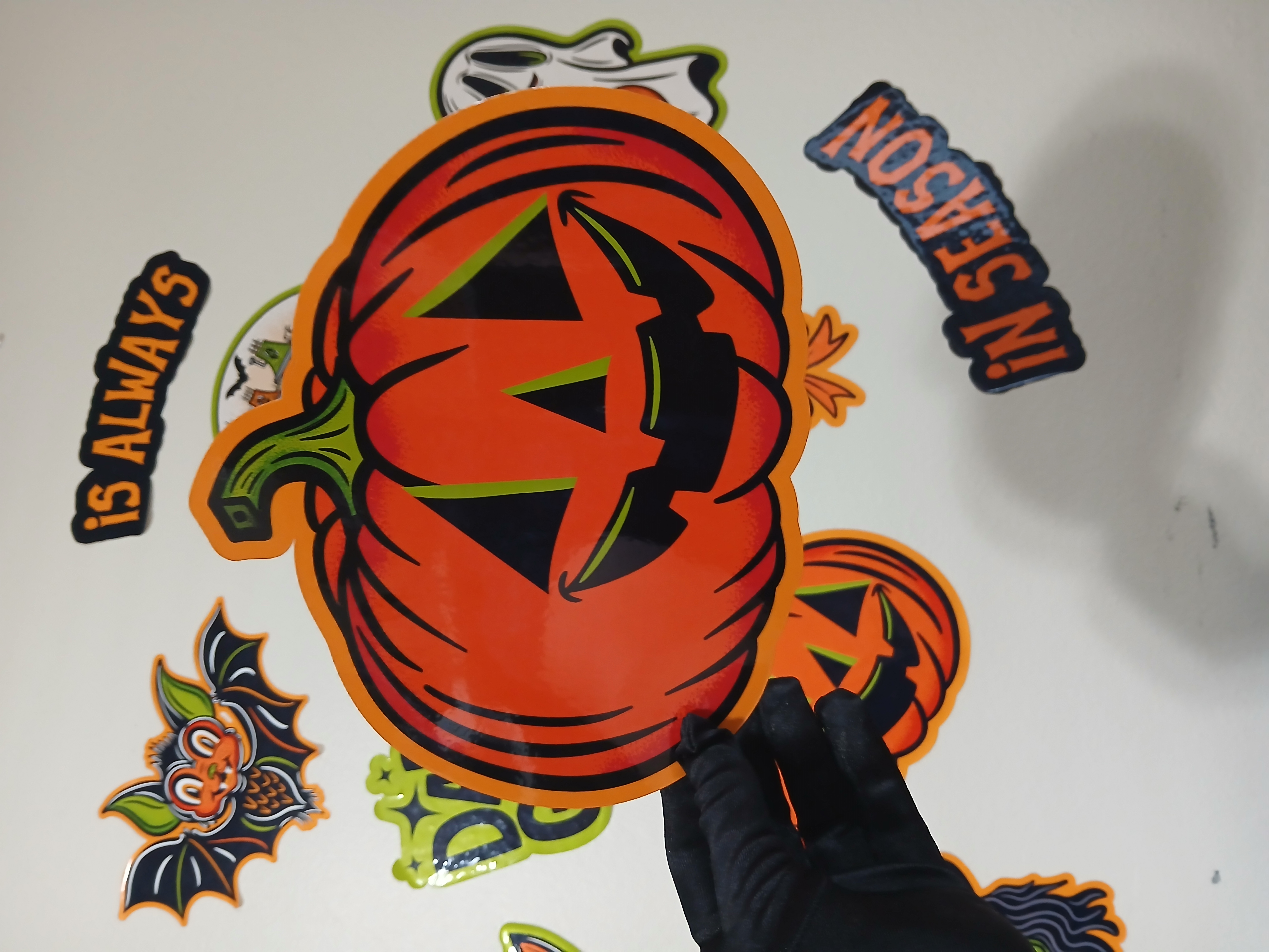 Spooky Season Happy Jack-o-Lantern Halloween Wall Decor Paper Die Cut