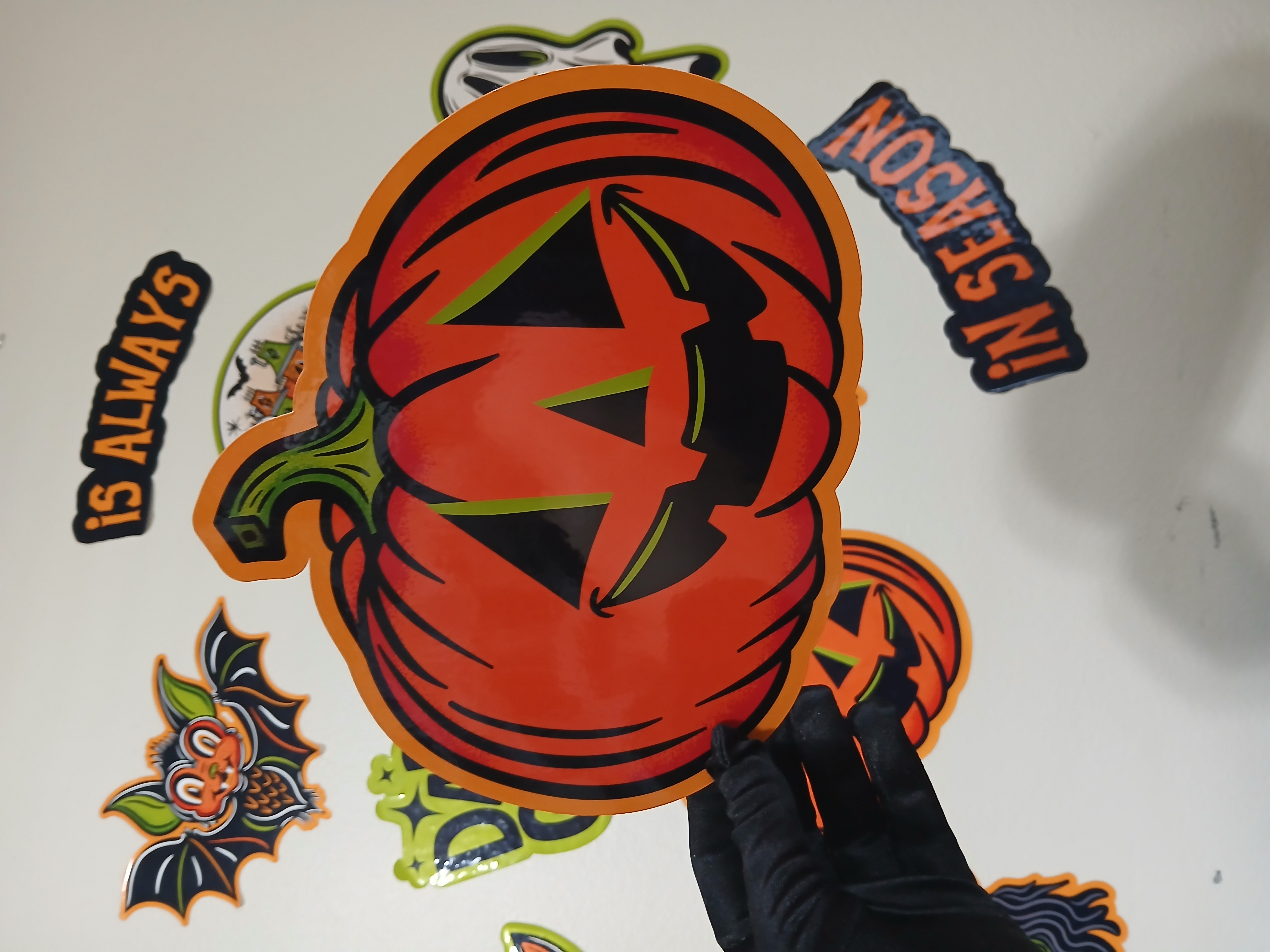 Spooky Season Happy Jack-o-Lantern Halloween Wall Decor Paper Die Cut