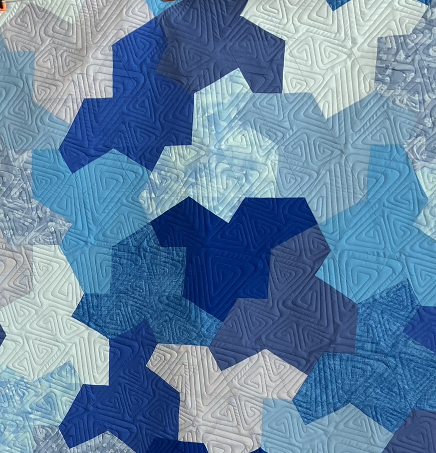 Shirt Puzzle Quilt ala Blues