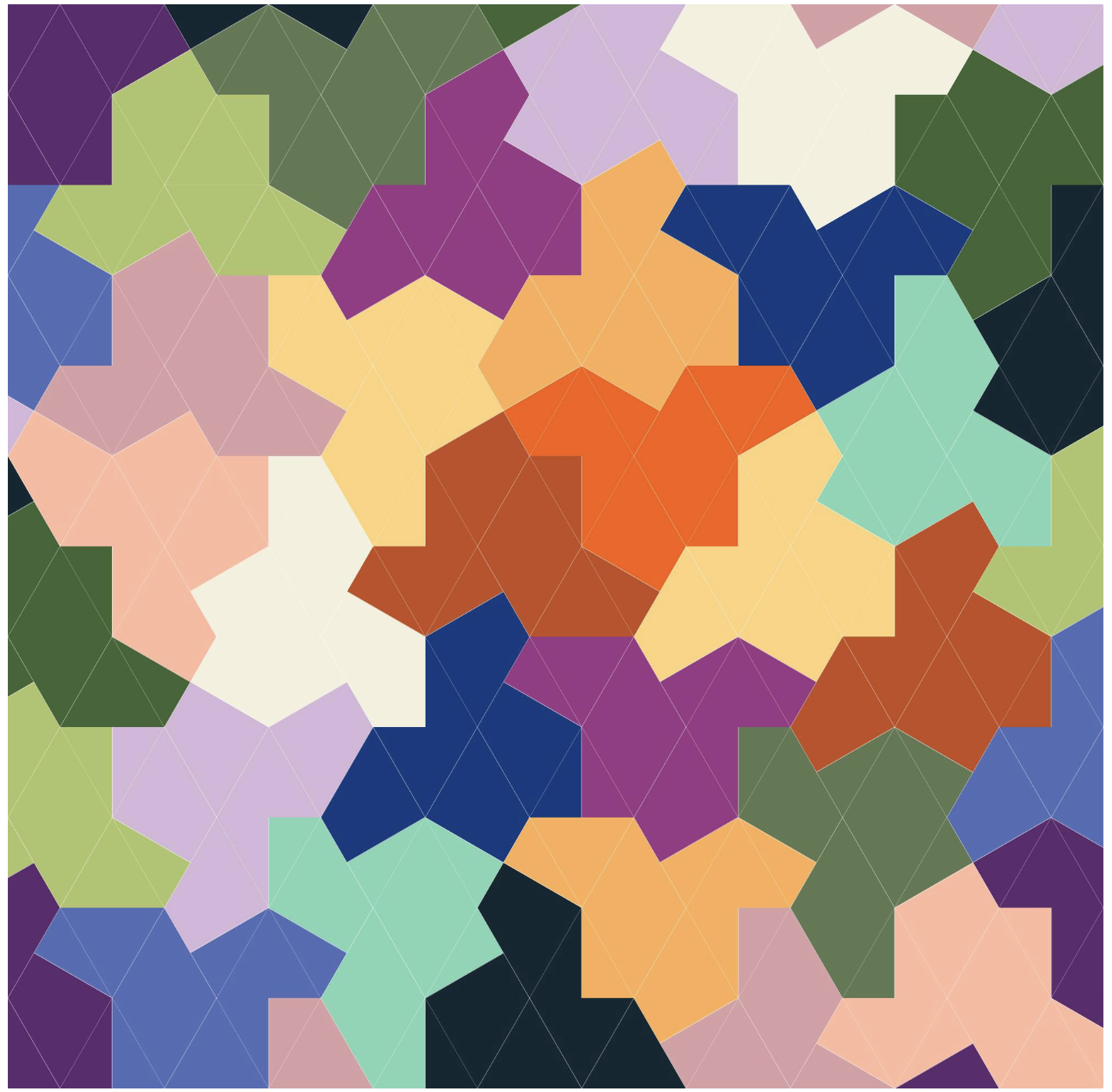 Shirt Puzzle Quilt, the Original "In Hot Water" version