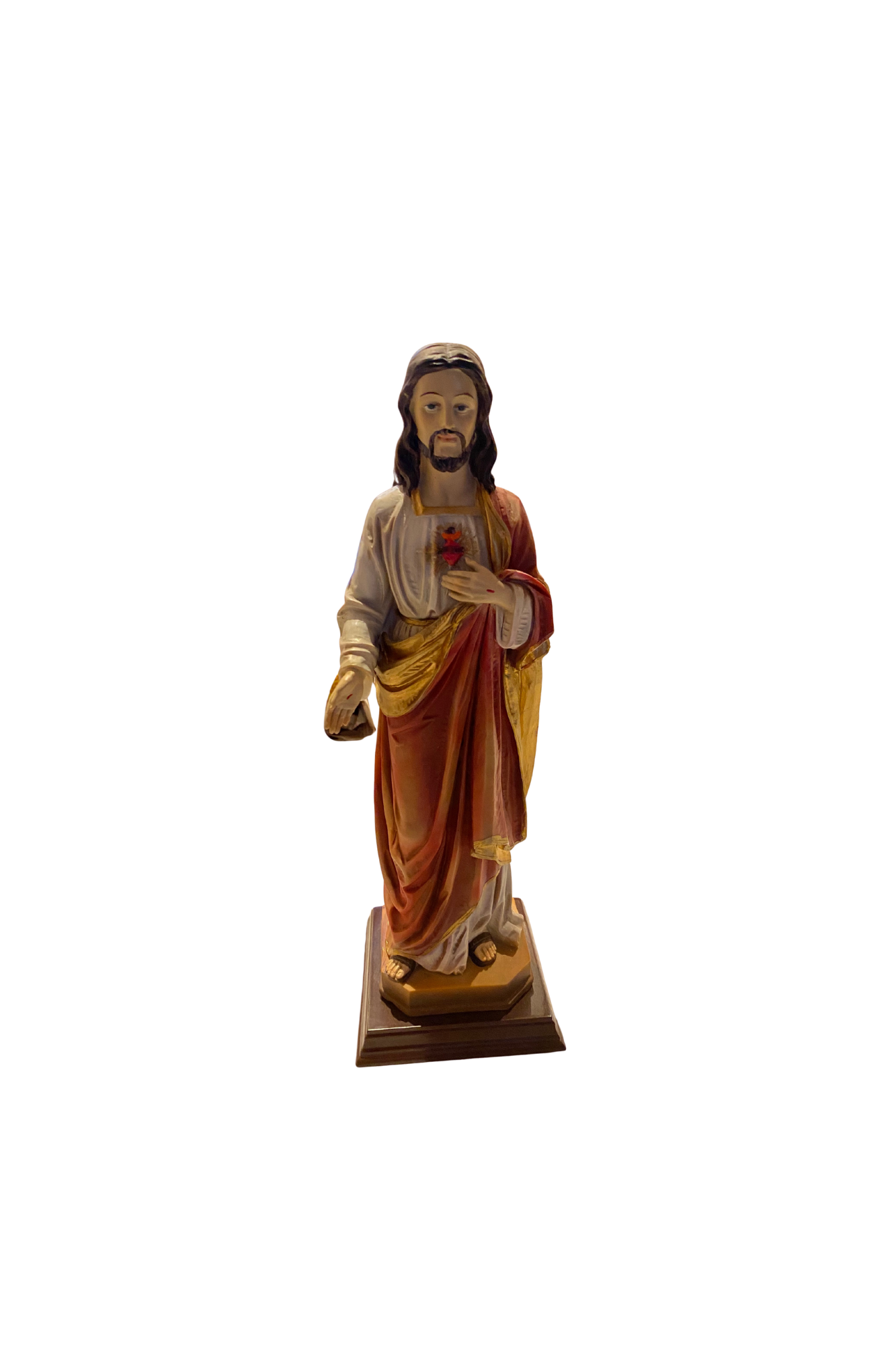 Sacred Heart of Jesus Statue 31cm high.