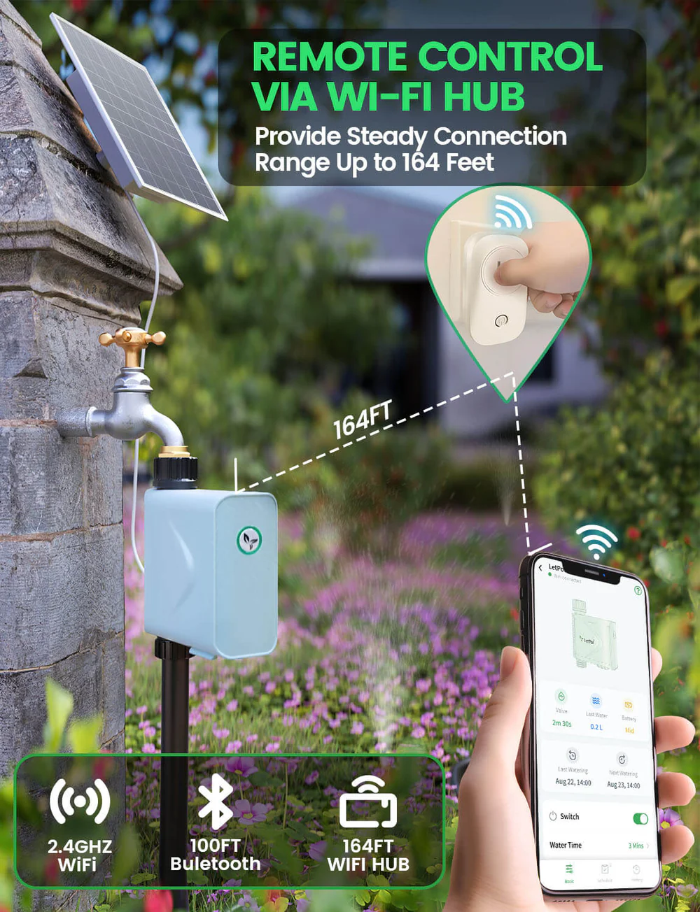Solar Powered Smart Hose Timer 