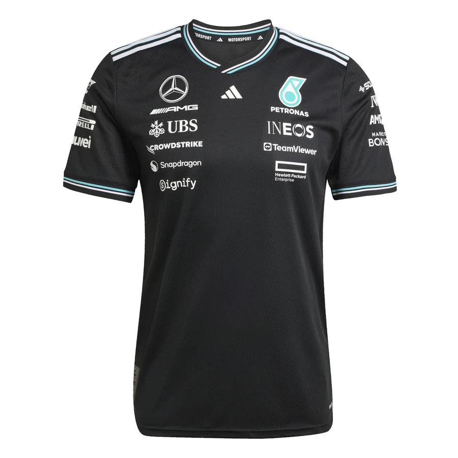 Playera Authentic Mercedes AMG Petronas Oficial 2025