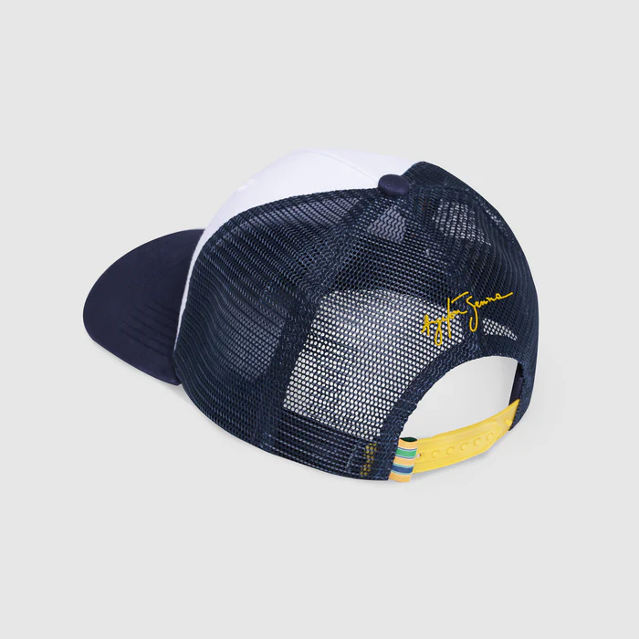 Gorra Ayrton Senna Trucker Oficial 2025
