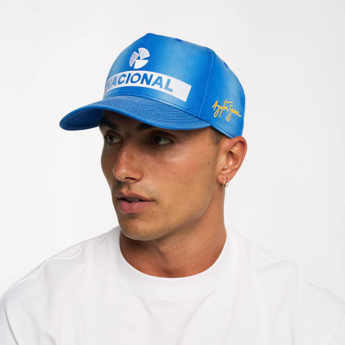 Gorra Ayrton Senna Nacional Vintage Wash Oficial 2025