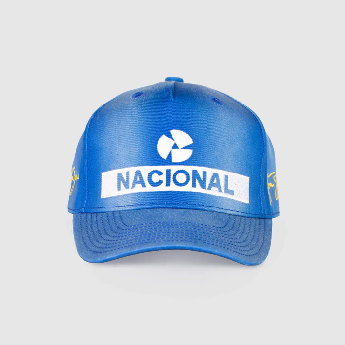 Gorra Ayrton Senna Nacional Vintage Wash Oficial 2025