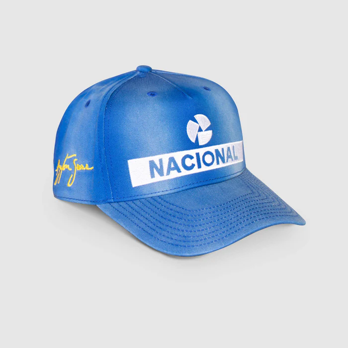 Gorra Ayrton Senna Nacional Vintage Wash Oficial 2025