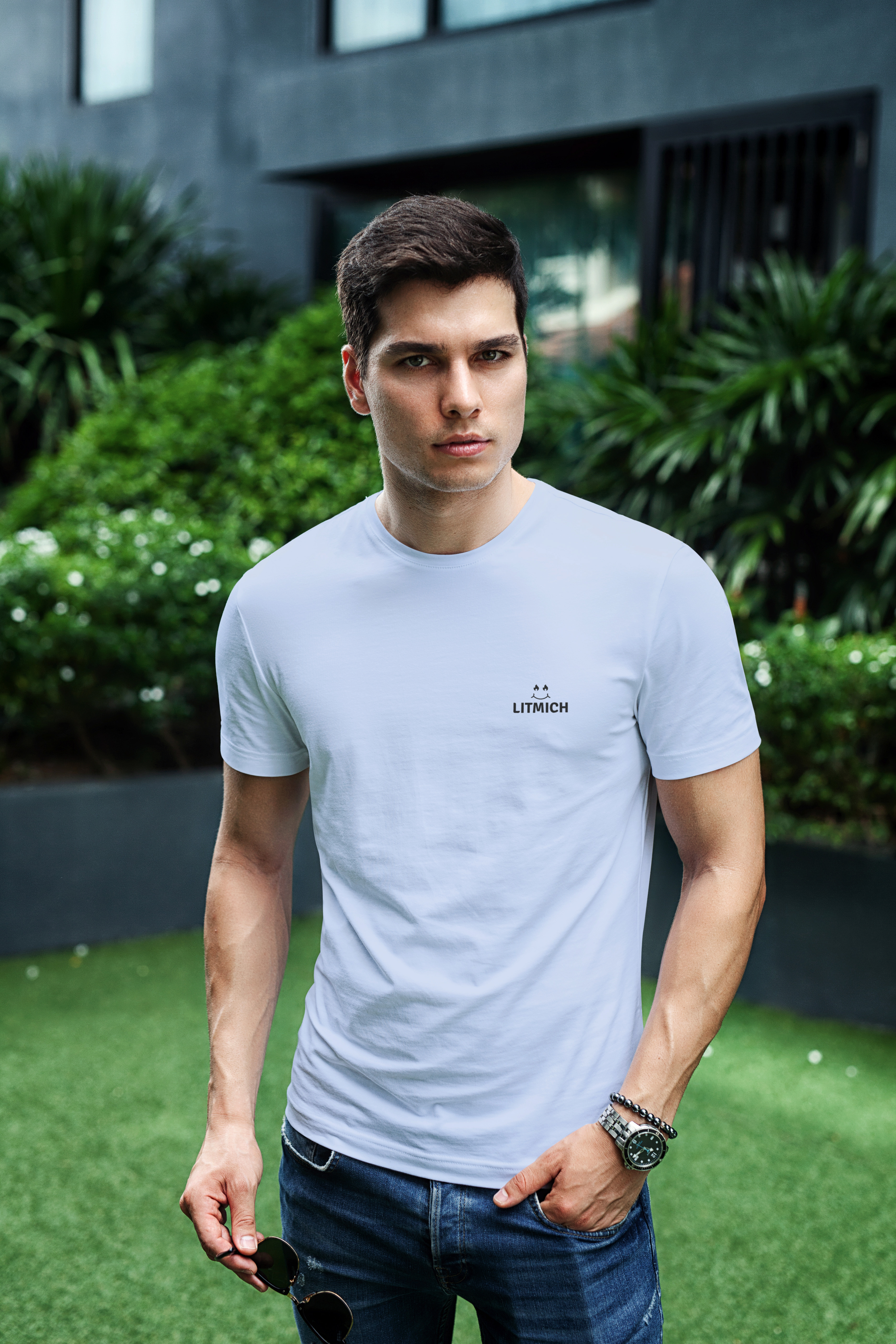 Sky Blue Casual T-Shirt