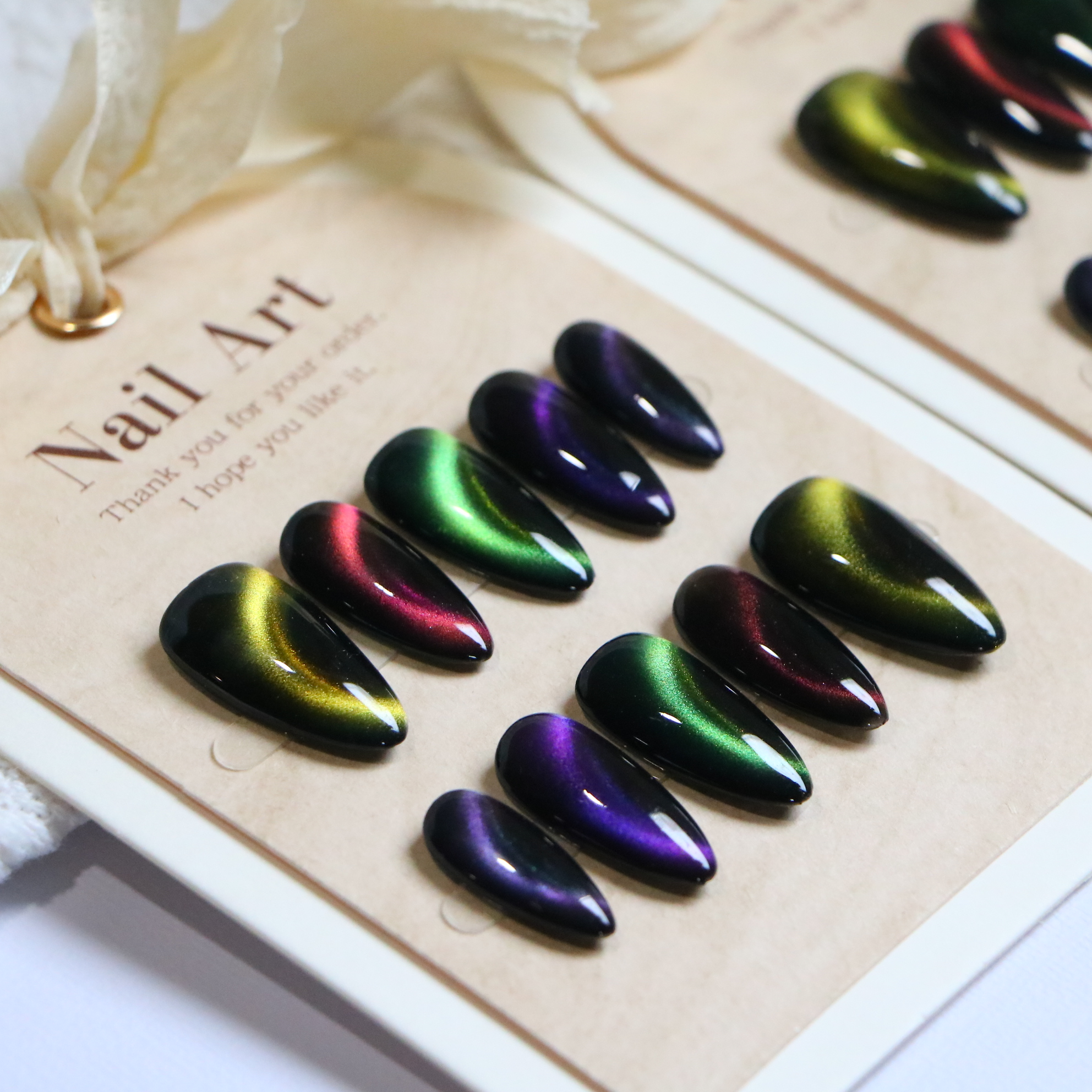 Multicolor Magnetic Nail Cat Eye set