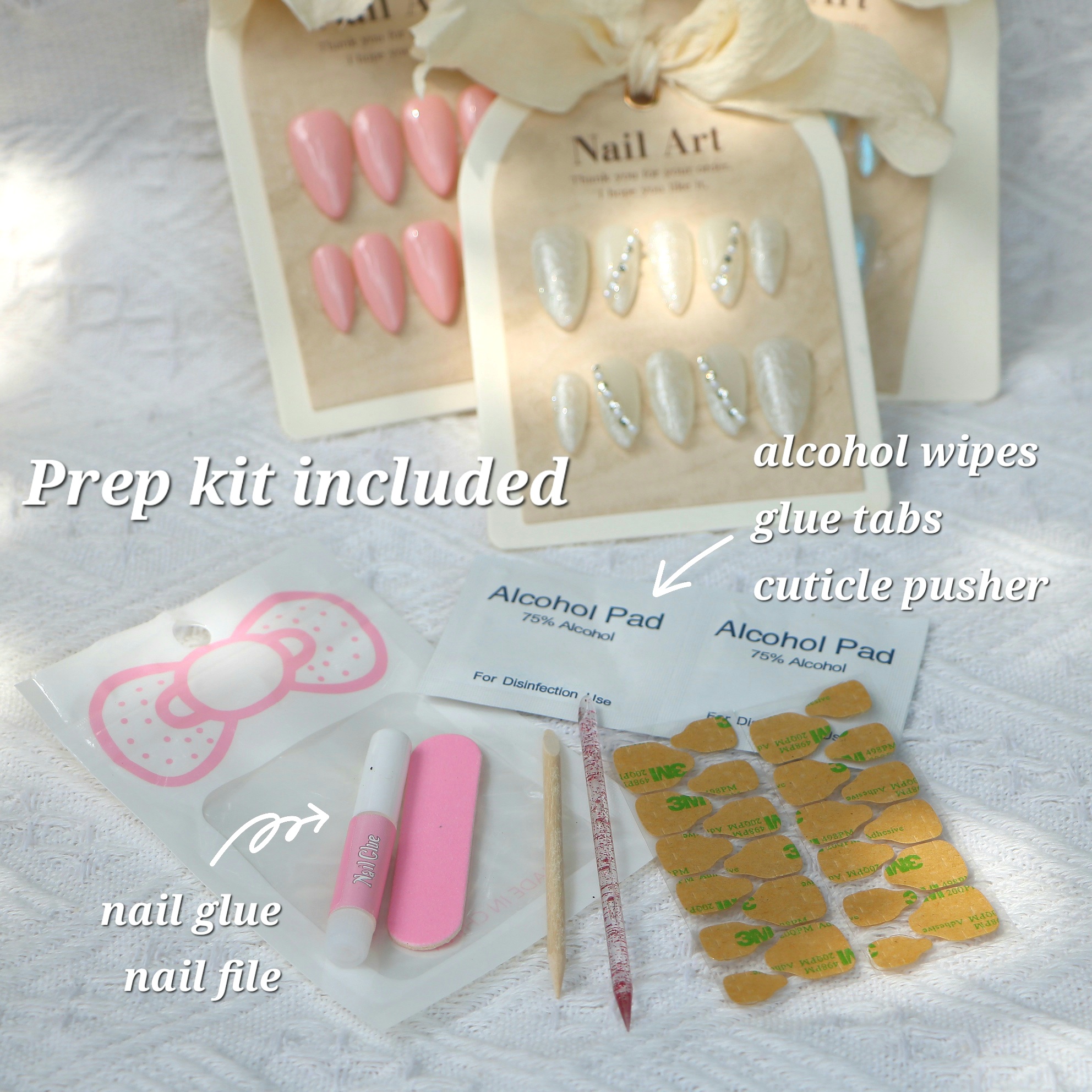 Cute Teddy Bear Nail Art Set