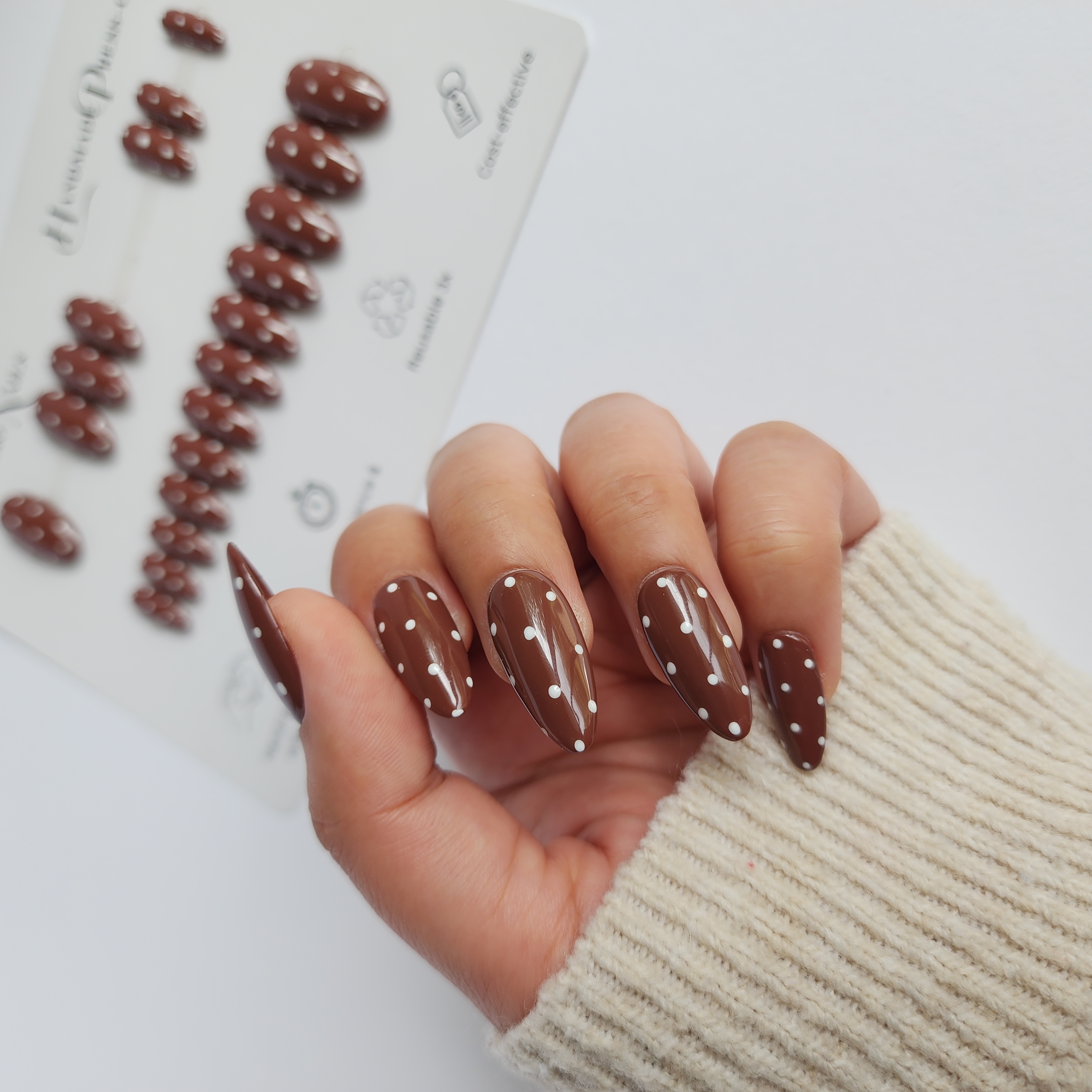 Brown Polka Dot