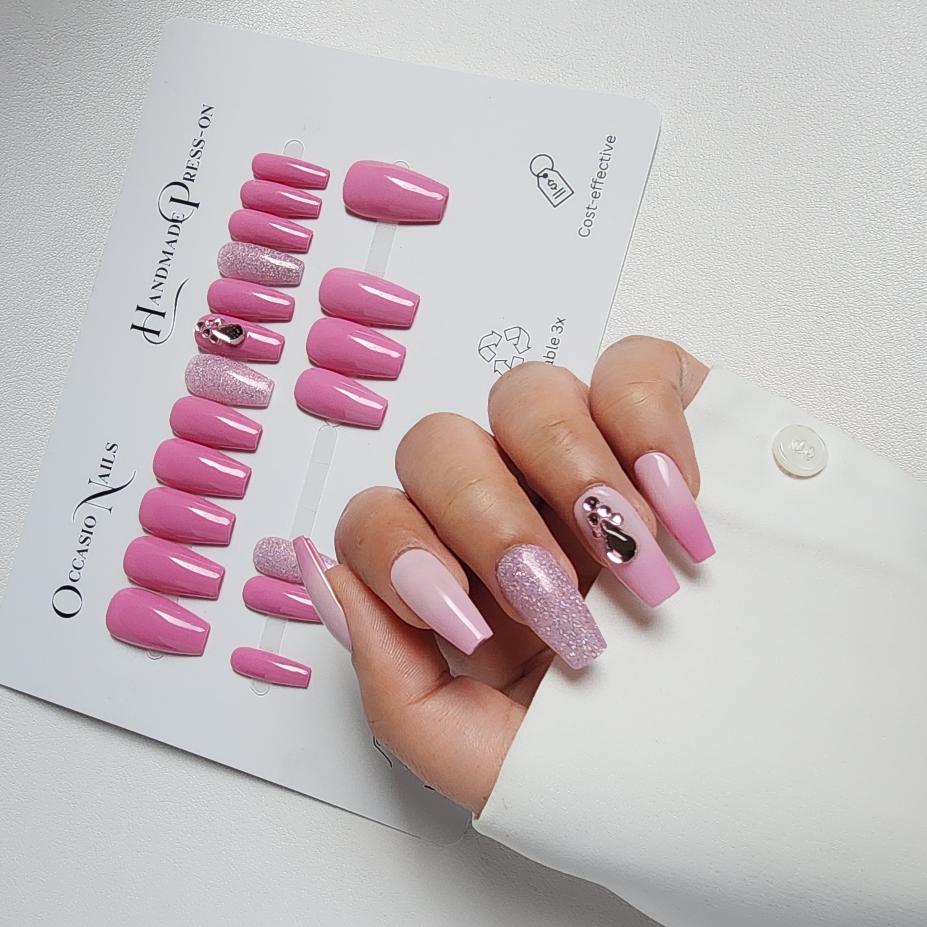 Thermal Pink with Glitz