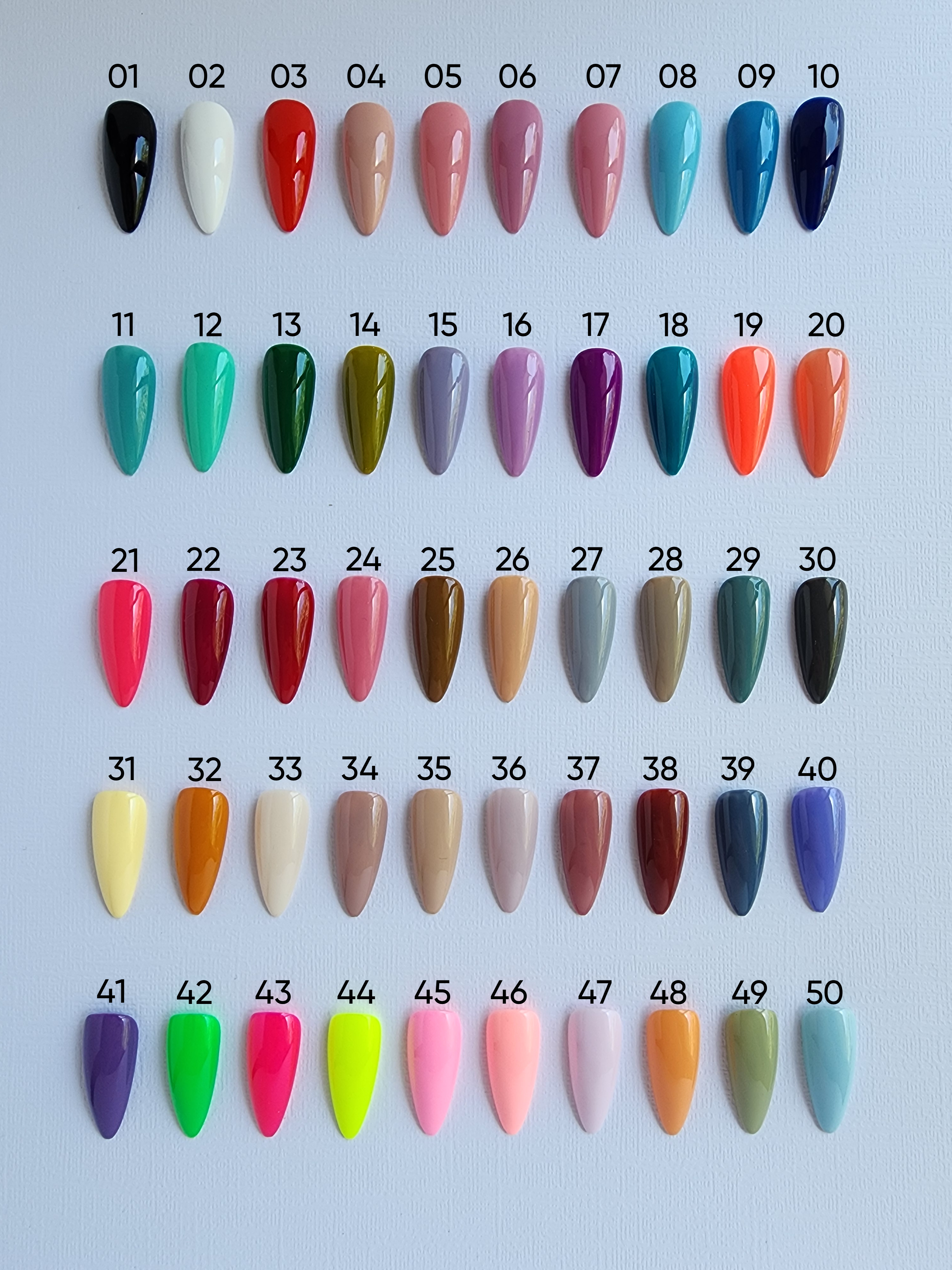 50 shades of Colors