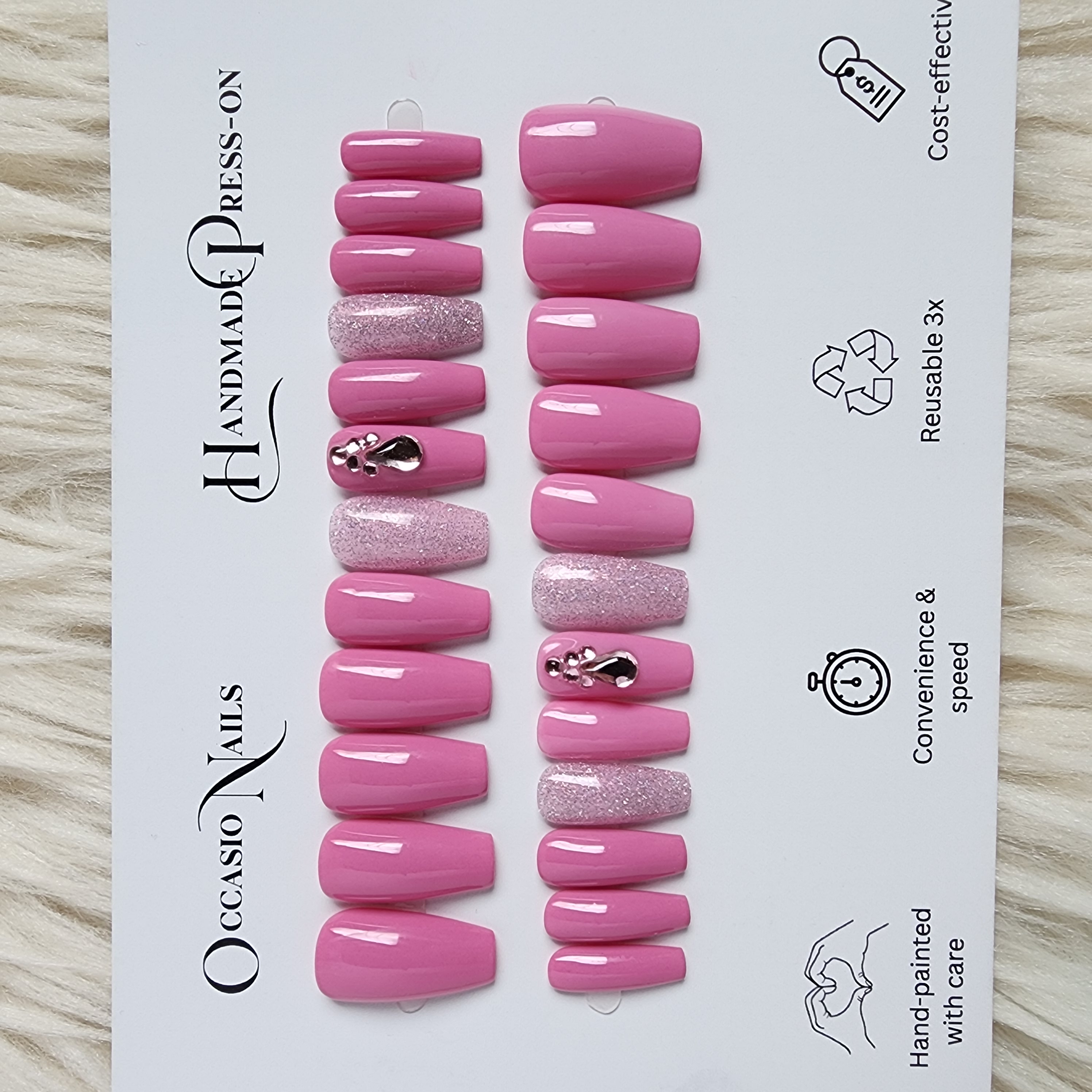 Thermal Pink with Glitz