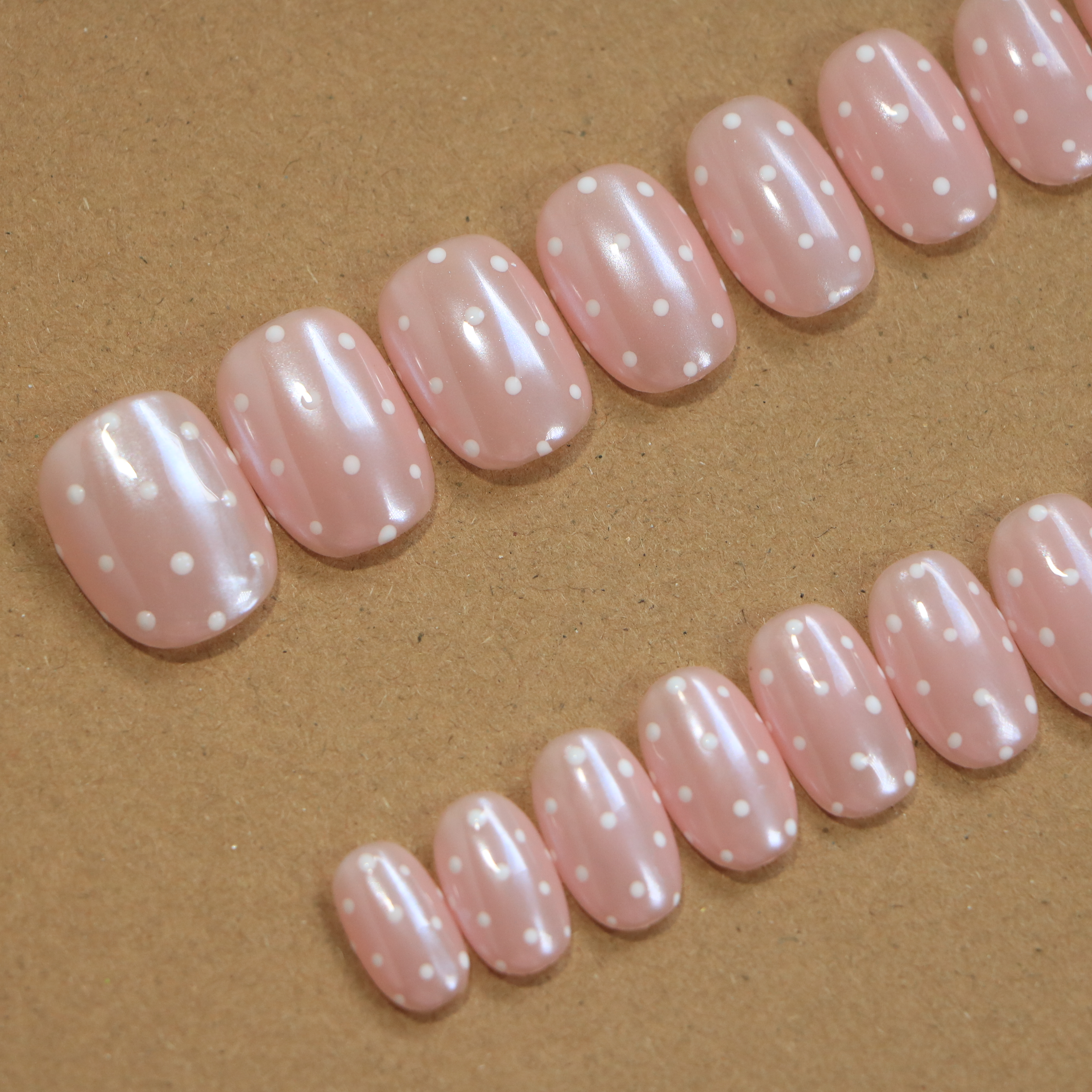 Polka Dot Pink Sheer