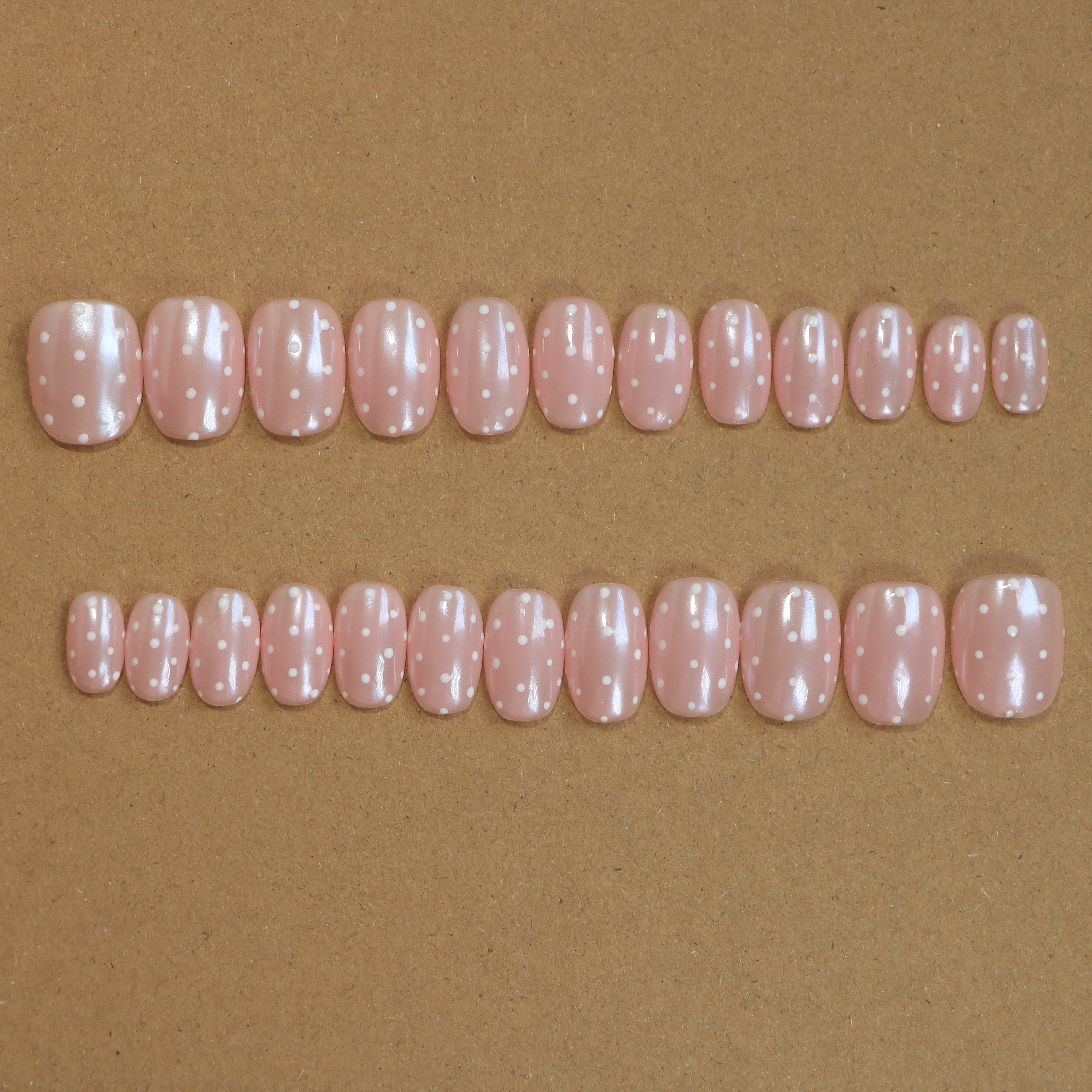 Polka Dot Pink Sheer