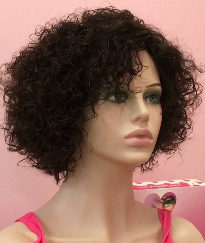 PELUCA DE PELO NATURAL RIZADO AINHOA COLOR 1