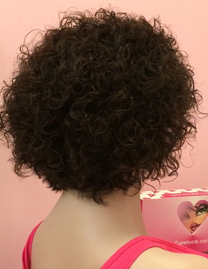 PELUCA DE PELO NATURAL RIZADO AINHOA COLOR 1