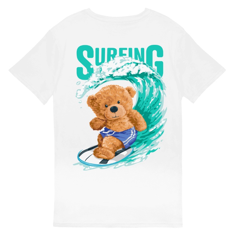 Surf Teddy | T-Shirt Homem