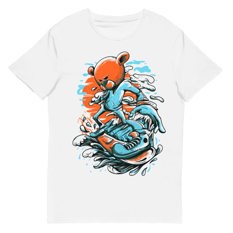 Urso Snowboarder | T-Shirt Homem