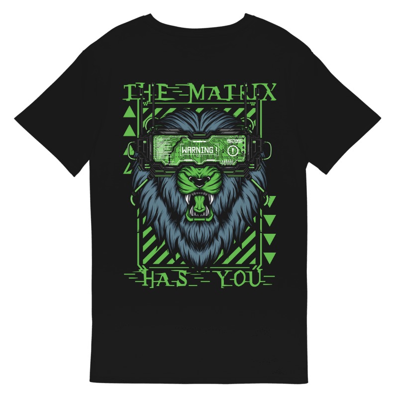 Matrix Lion | T-Shirt Homem