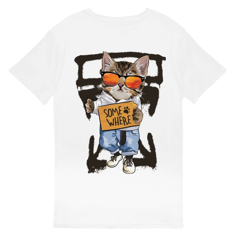 Gato Caroneiro | T-Shirt Homem