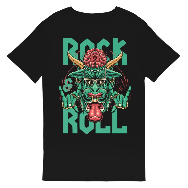 Touro Rock | T-Shirt Homem