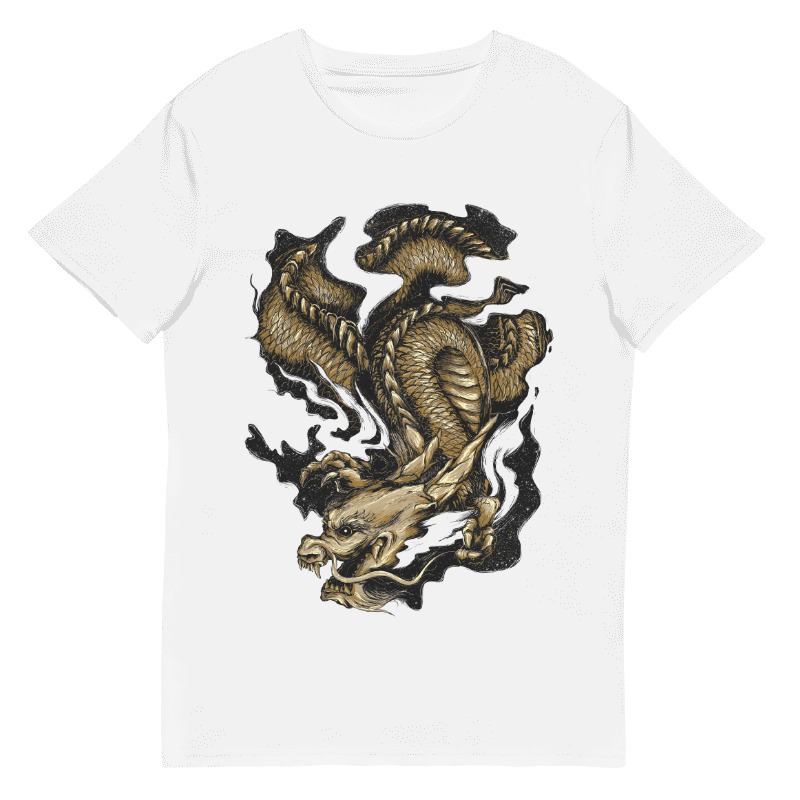 Dragão Dourado | T-Shirt Homem