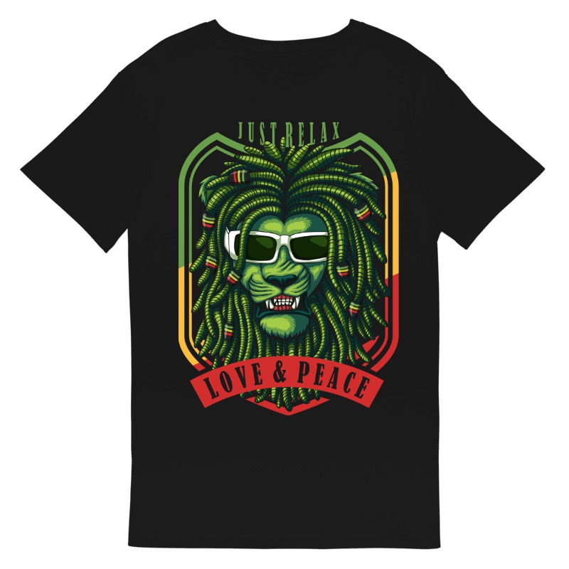 Leão Rastafari | T-Shirt Homem