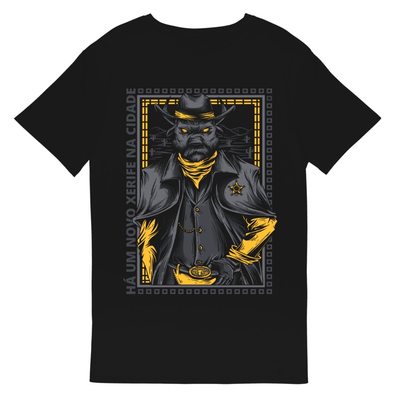 Touro Xerife | T-Shirt Homem