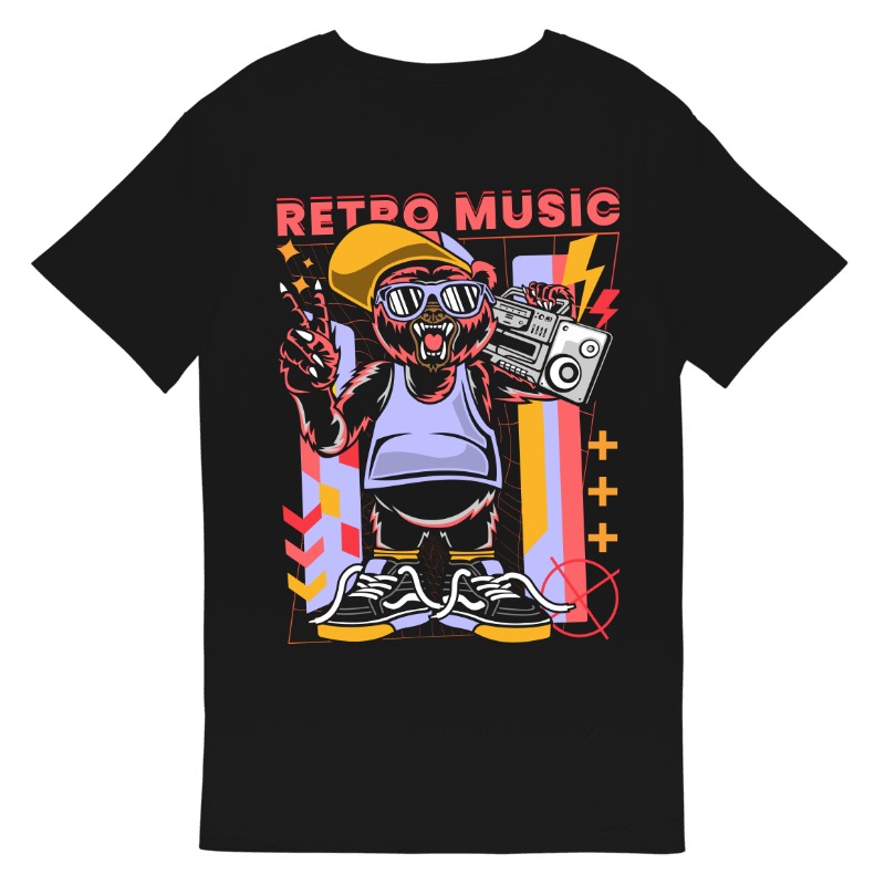 Retro Music | T-Shirt Homem
