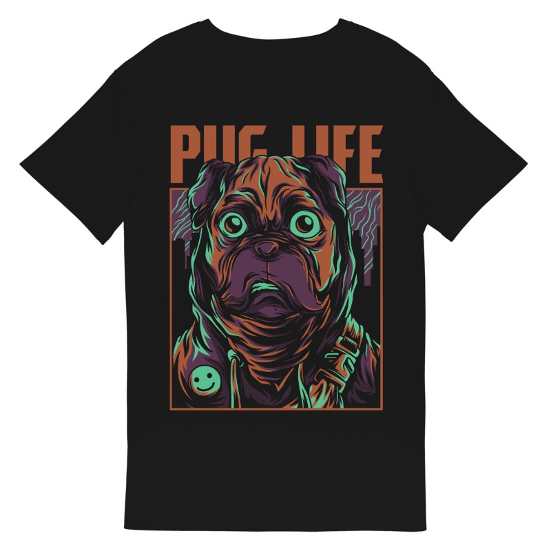 Pug Life | T-Shirt Homem