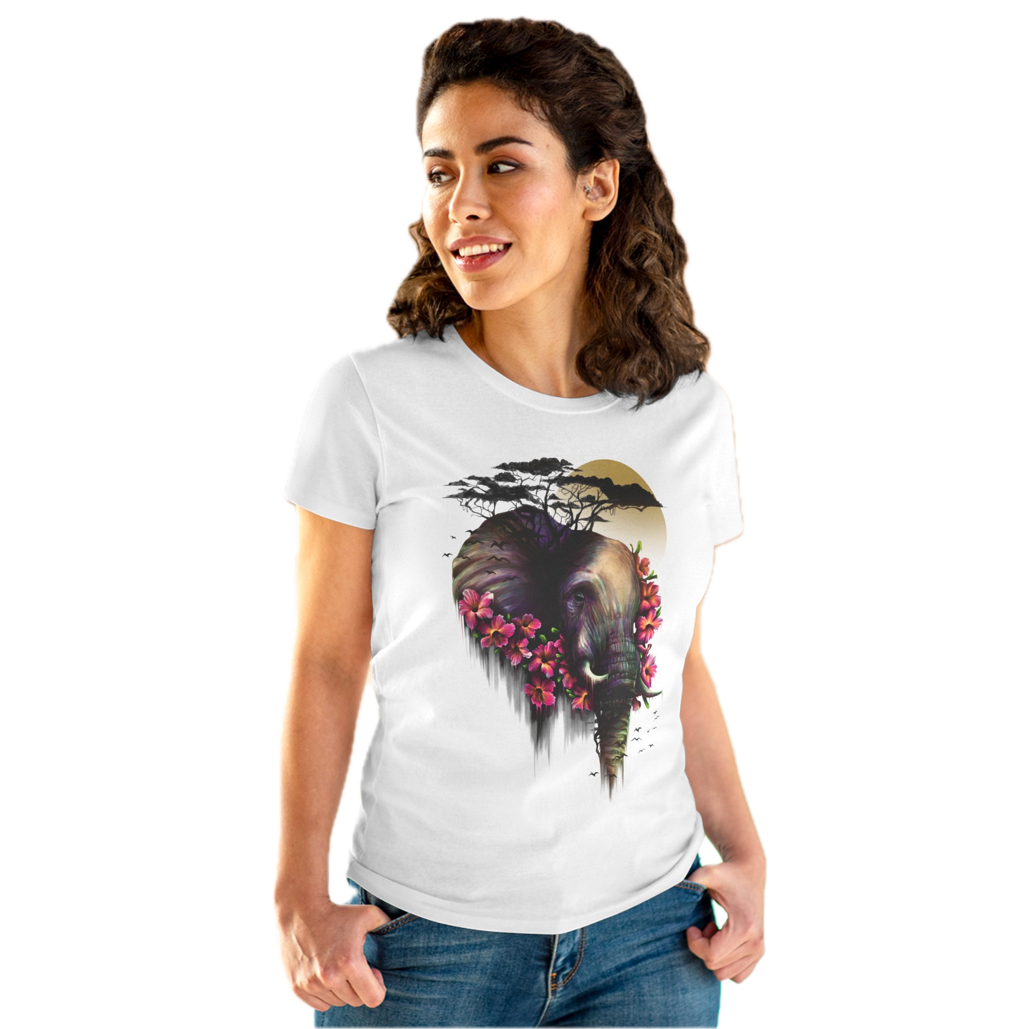 Espírito do Elefante | T-Shirt Mulher