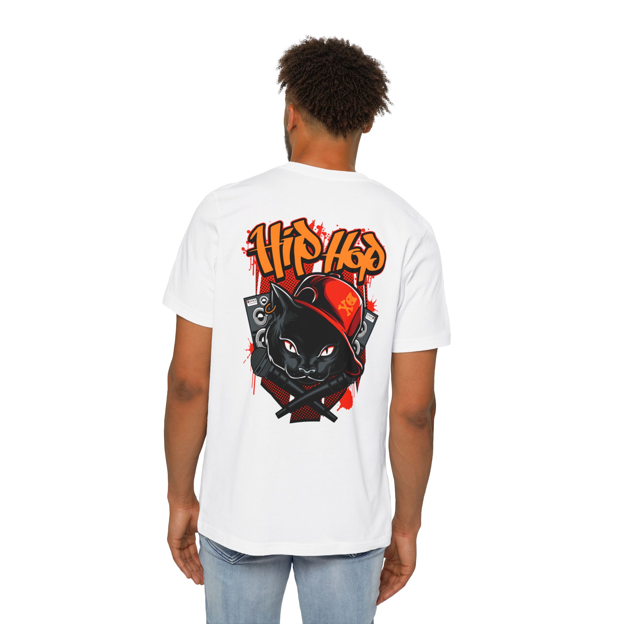 Gato Hip Hop | T-Shirt Homem