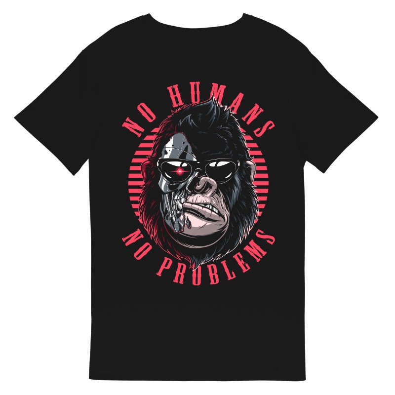 Gorila T-800 | T-Shirt Homem