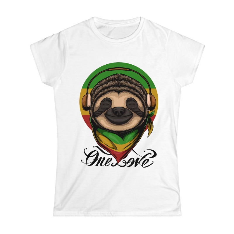 Preguiça Rastafari | T-Shirt Mulher