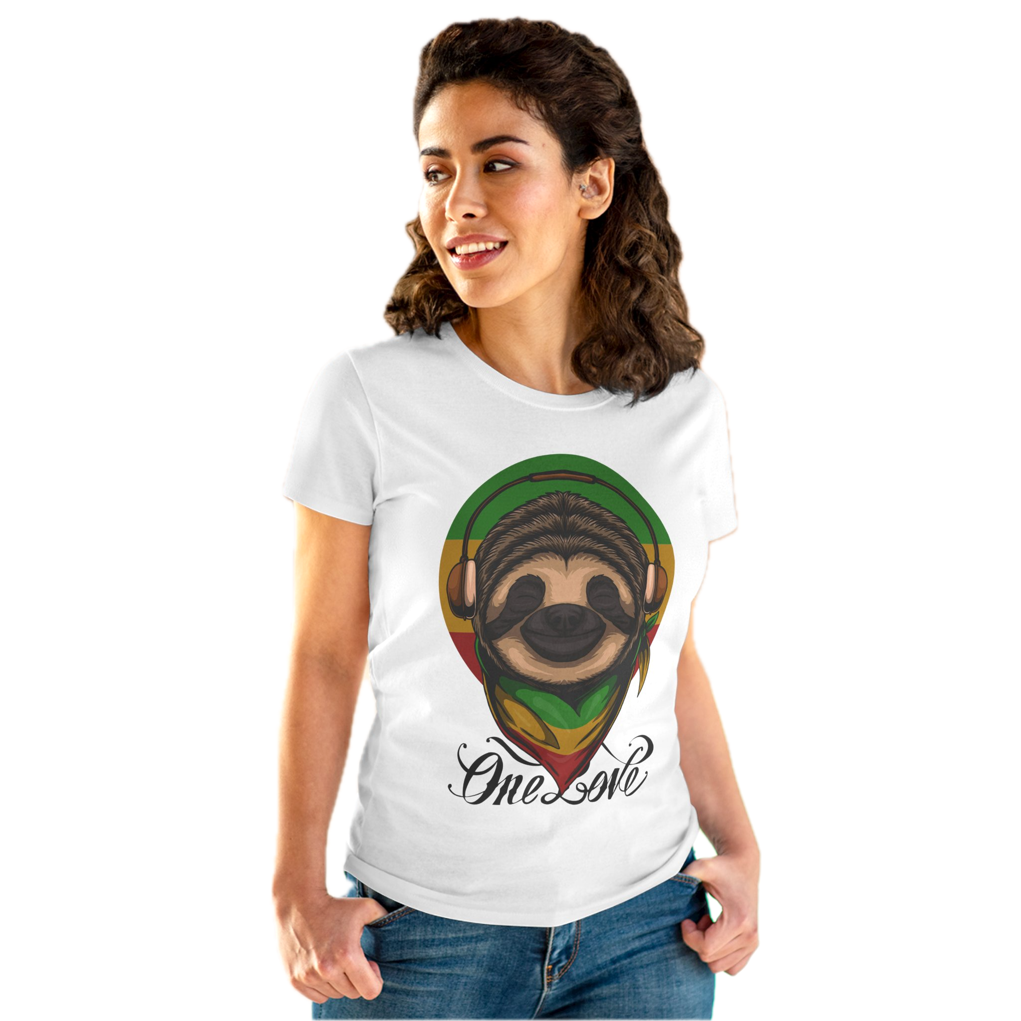 Preguiça Rastafari | T-Shirt Mulher
