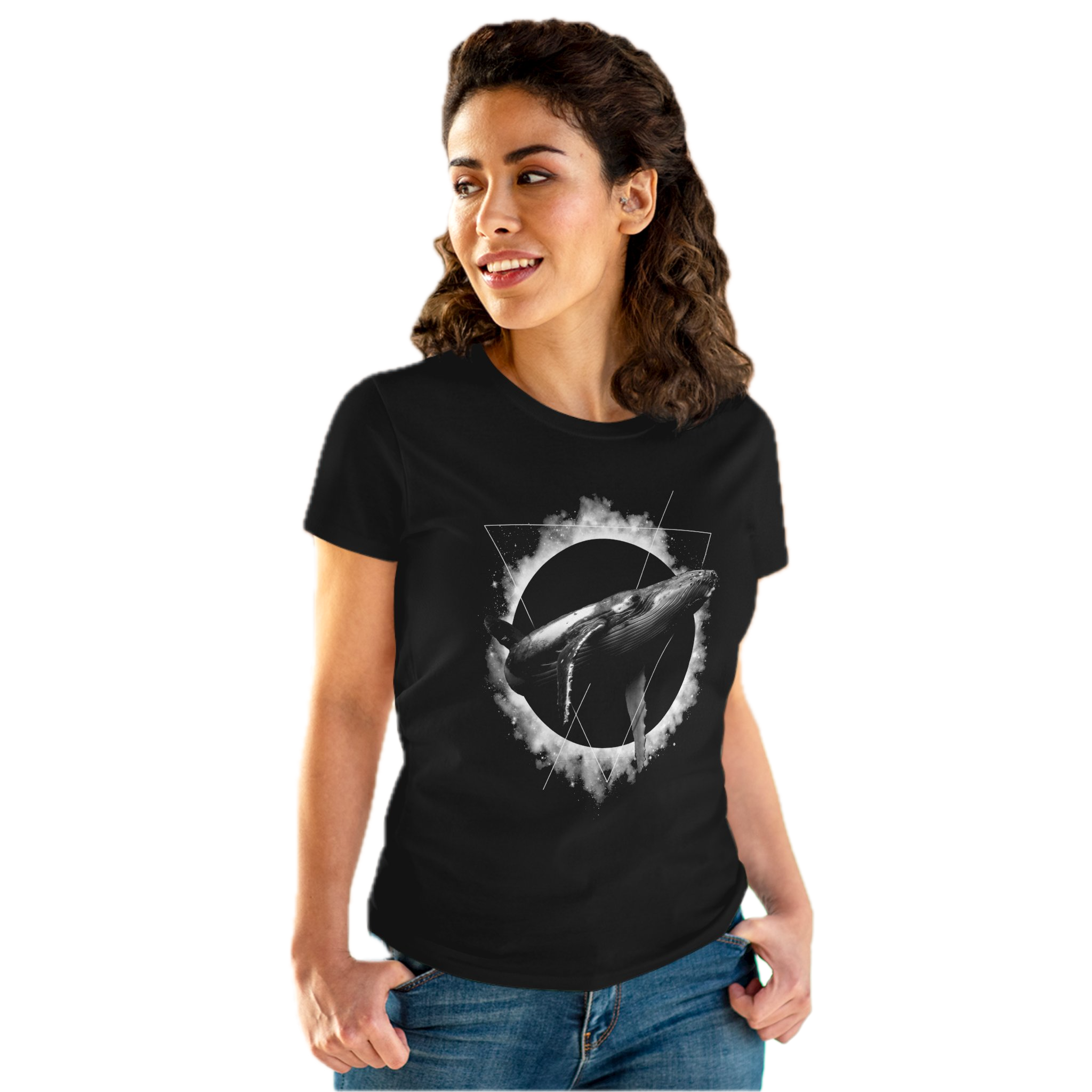 Whale Eclipse | T-Shirt Mulher