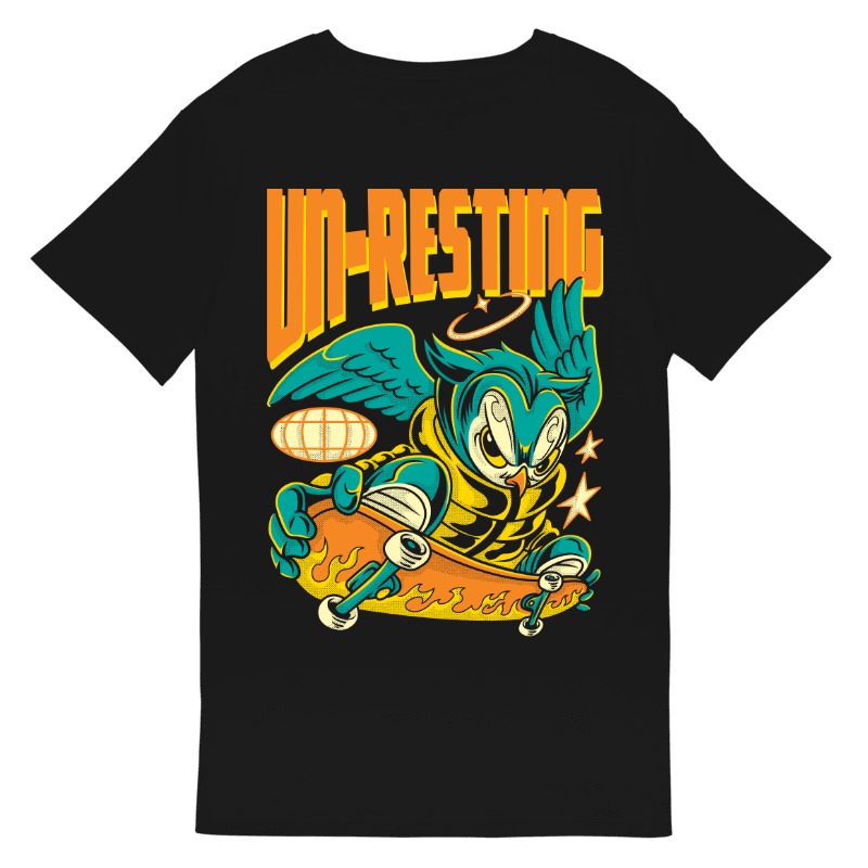 Coruja Rebelde | T-Shirt Homem