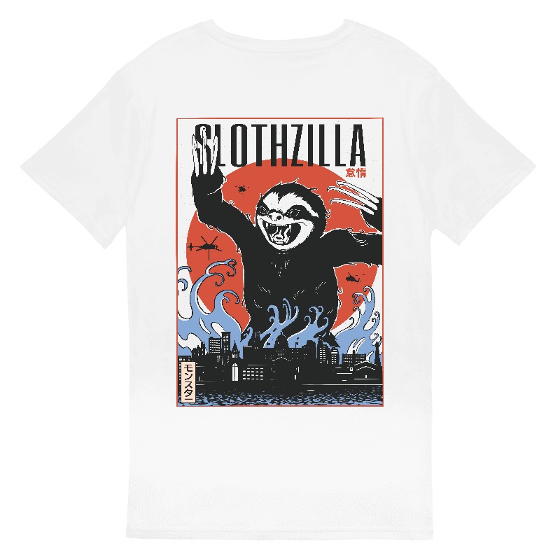 Slothzilla | T-Shirt Homem