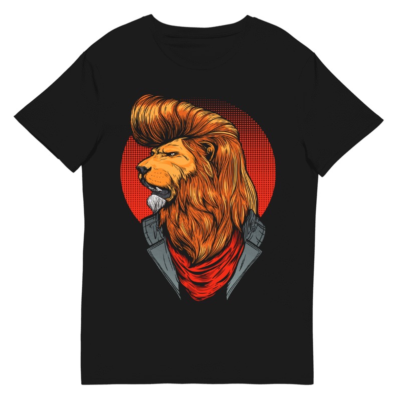 Leão Retro | T-Shirt Homem