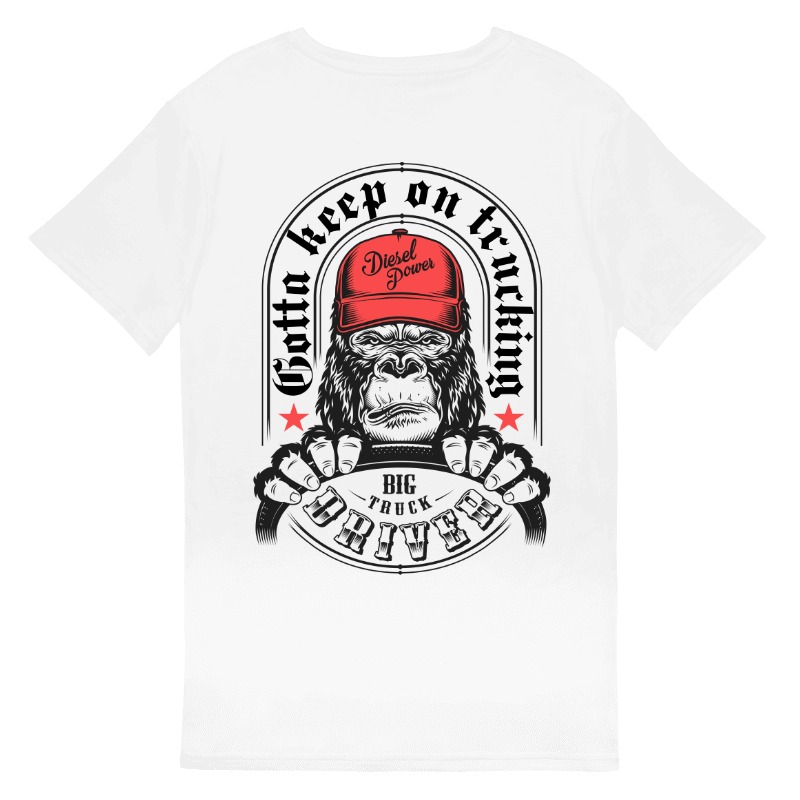 Gorila Camionista | T-Shirt Homem
