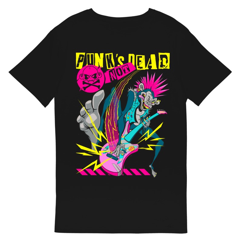 Macaco Punk | T-Shirt Homem